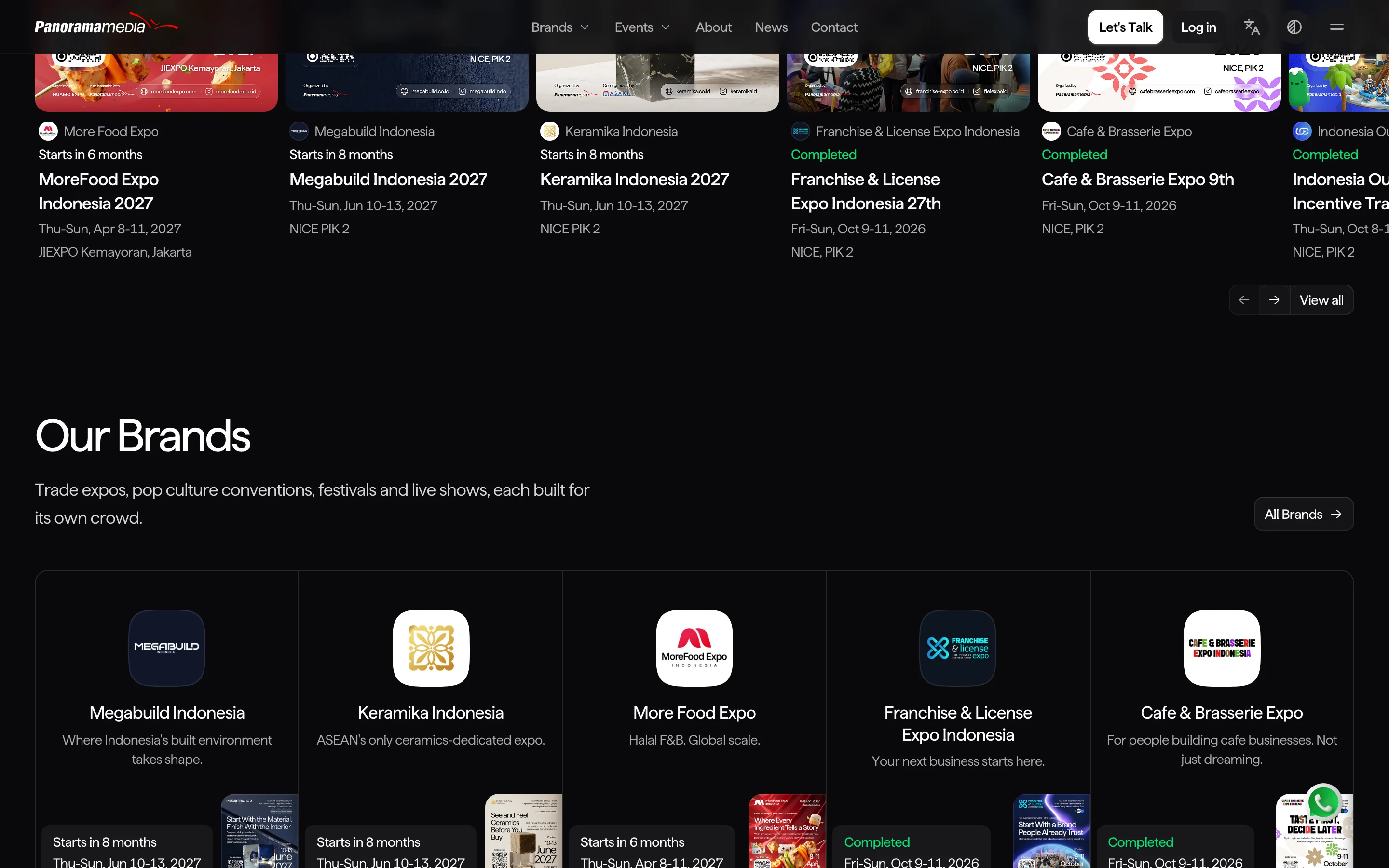 Panorama Media, further down the page