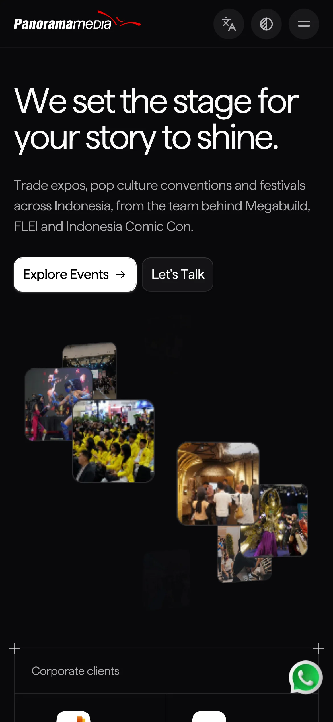 Panorama Media on a phone