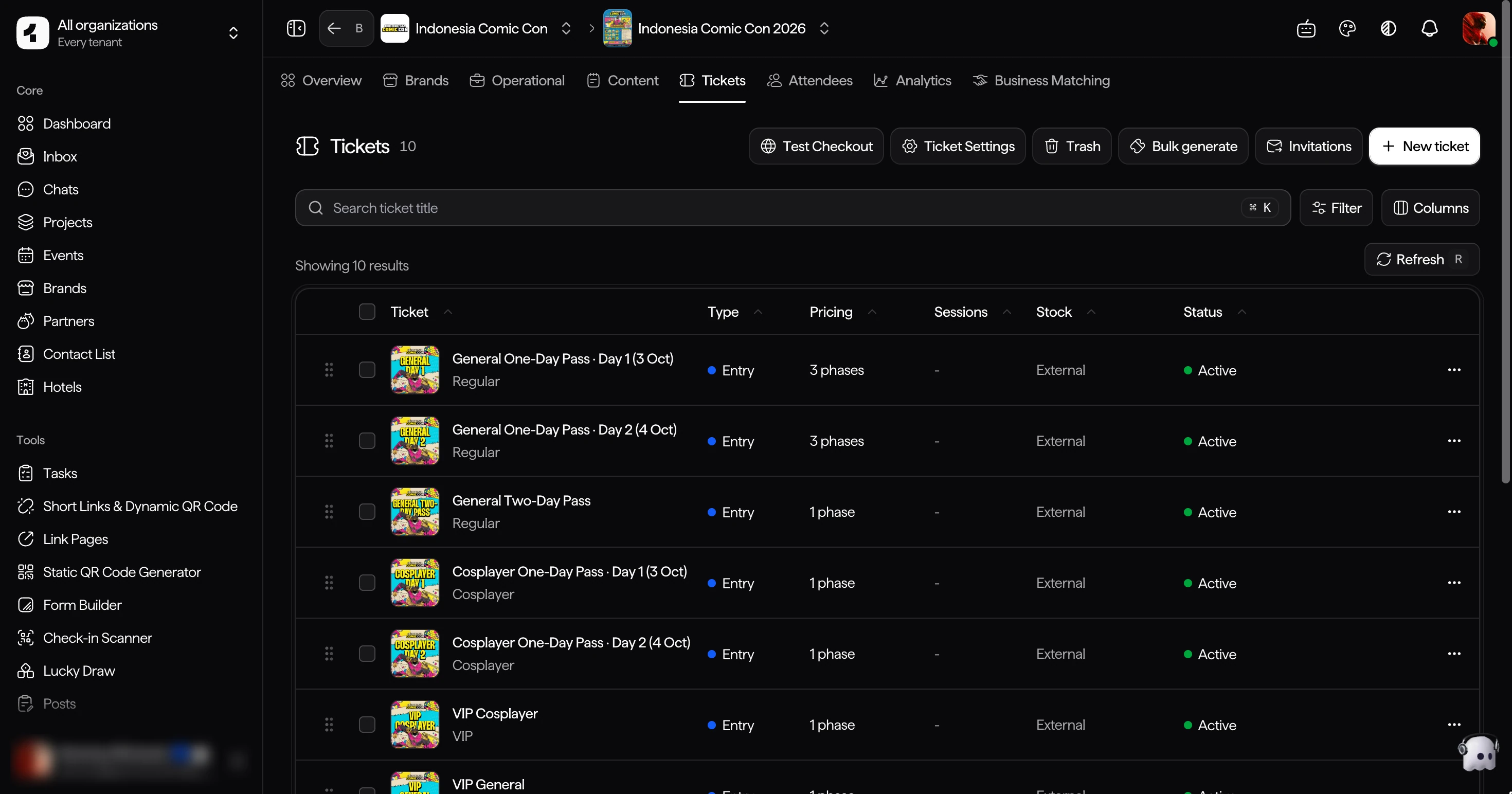 Monara on a desktop browser